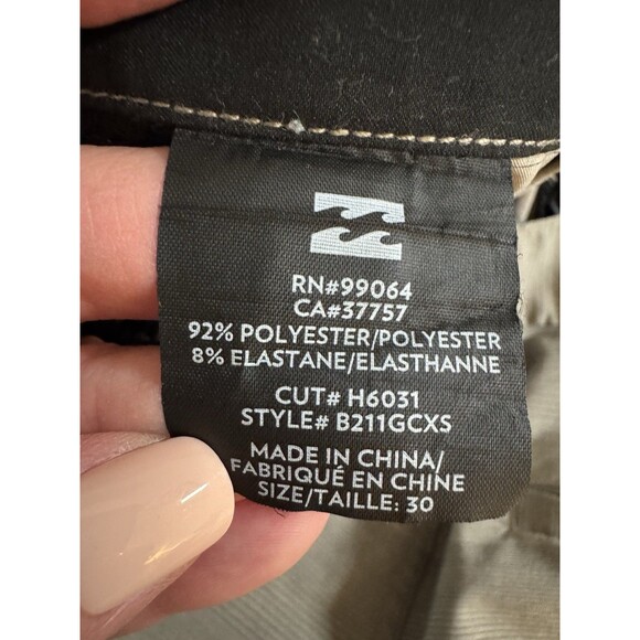 Billabong Crossfire Submersibles Shorts Mens 30 Brown Stretch Quick Dry Pockets - Picture 6 of 7